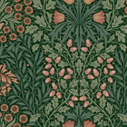 147063 Oak & Willow Privet Green William Morris at Home AW26 Wallpaper by William Morris at Home