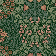 147063 Oak & Willow Privet Green William Morris at Home AW26 Wallpaper by William Morris at Home