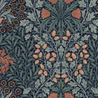 147064 Oak & Willow Ink Blue William Morris at Home AW26 Wallpaper by William Morris at Home