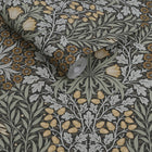 147065 Oak & Willow Charcoal William Morris at Home AW26 Wallpaper by William Morris at Home