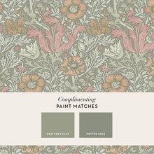 147067 Compton Sage William Morris at Home AW26 Wallpaper by William Morris at Home