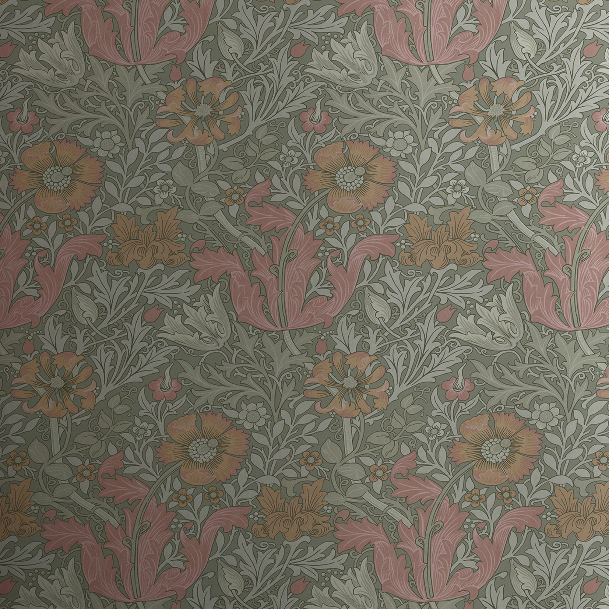 147067 Compton Sage William Morris at Home AW26 Wallpaper by William Morris at Home
