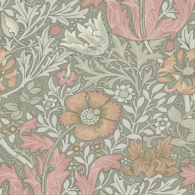 147067 Compton Sage William Morris at Home AW26 Wallpaper by William Morris at Home