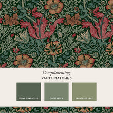 147068 Compton Privet Green William Morris at Home AW26 Wallpaper by William Morris at Home
