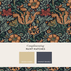 147069 Compton Ink Blue William Morris at Home AW26 Wallpaper by William Morris at Home