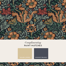 147069 Compton Ink Blue William Morris at Home AW26 Wallpaper by William Morris at Home