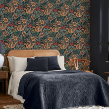 147069 Compton Ink Blue William Morris at Home AW26 Wallpaper by William Morris at Home