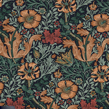 147069 Compton Ink Blue William Morris at Home AW26 Wallpaper by William Morris at Home