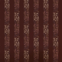 147070 Love Is Enough Stripe Damson William Morris at Home AW26 Wallpaper by William Morris at Home
