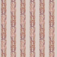 147071 Love Is Enough Stripe Terracotta William Morris at Home AW26 Wallpaper by William Morris at Home