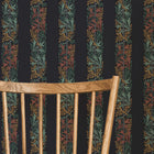 147074 Love Is Enough Stripe Ink Blue William Morris at Home AW26 Wallpaper by William Morris at Home