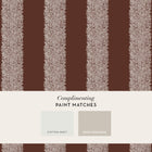 147075 Willow Stripe Damson William Morris at Home AW26 Wallpaper by William Morris at Home