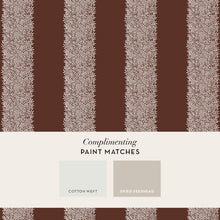 147075 Willow Stripe Damson William Morris at Home AW26 Wallpaper by William Morris at Home