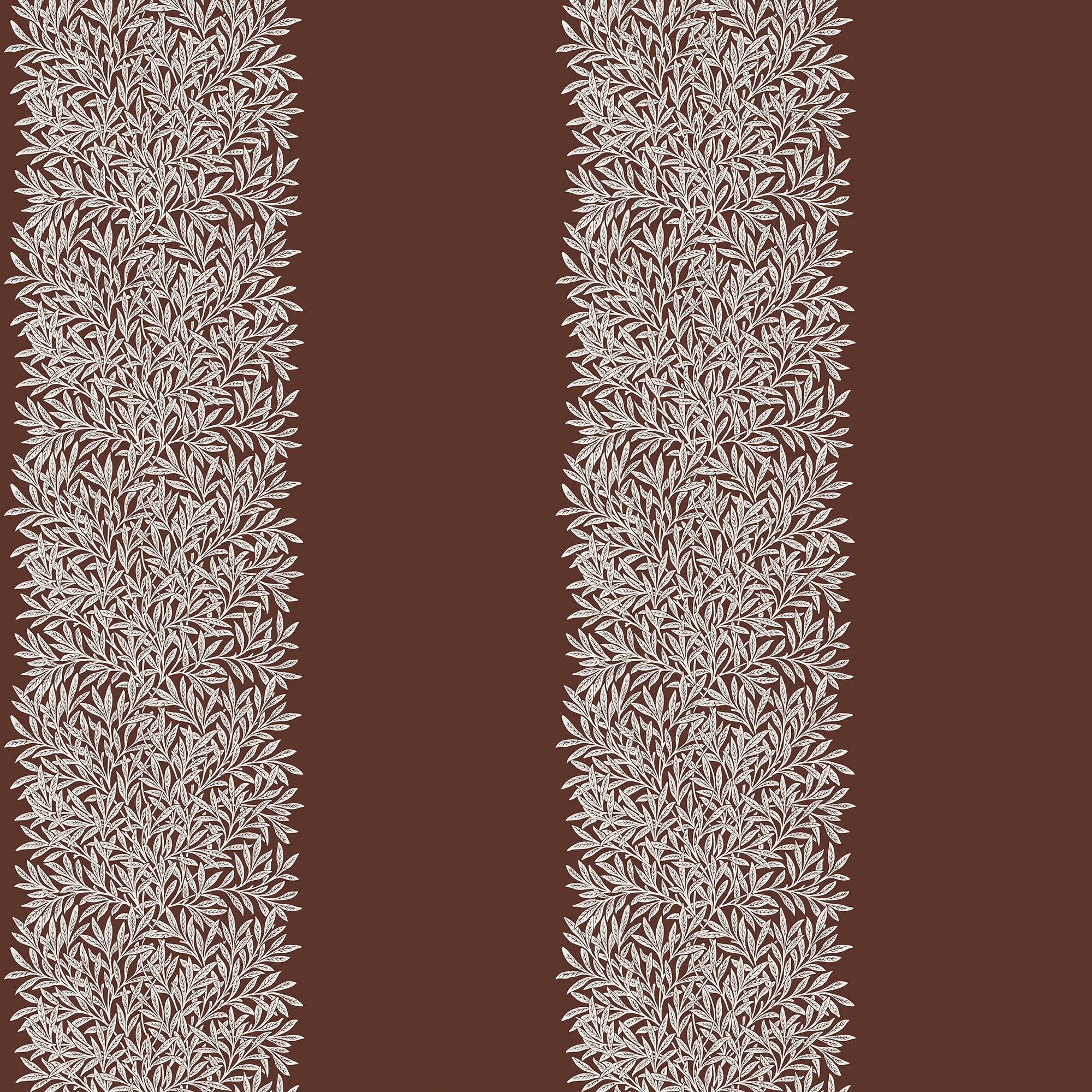 147075 Willow Stripe Damson William Morris at Home AW26 Wallpaper by William Morris at Home