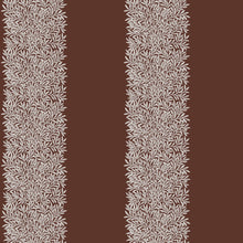147075 Willow Stripe Damson William Morris at Home AW26 Wallpaper by William Morris at Home