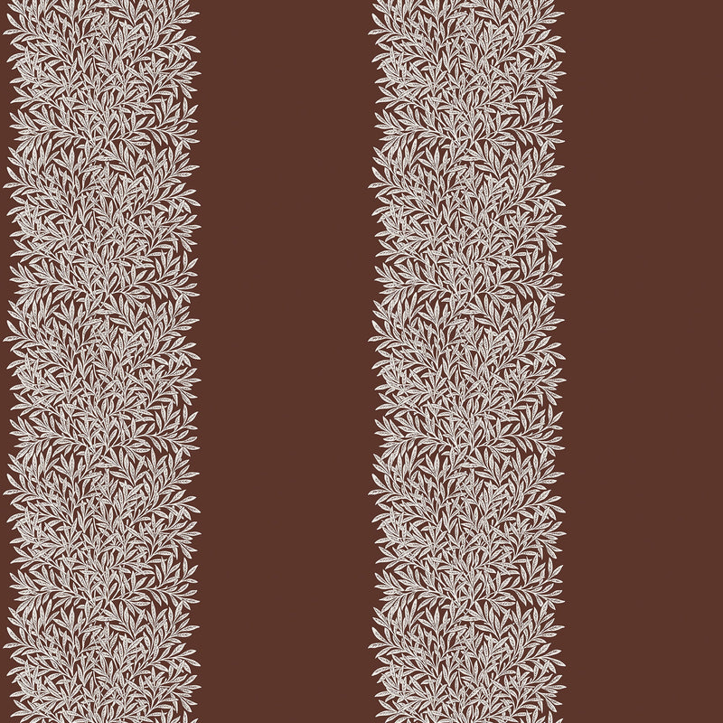 147075 Willow Stripe Damson William Morris at Home AW26 Wallpaper by William Morris at Home