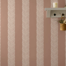 147076 Willow Stripe Rose William Morris at Home AW26 Wallpaper by William Morris at Home