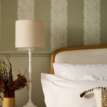 147077 Willow Stripe Sage William Morris at Home AW26 Wallpaper by William Morris at Home