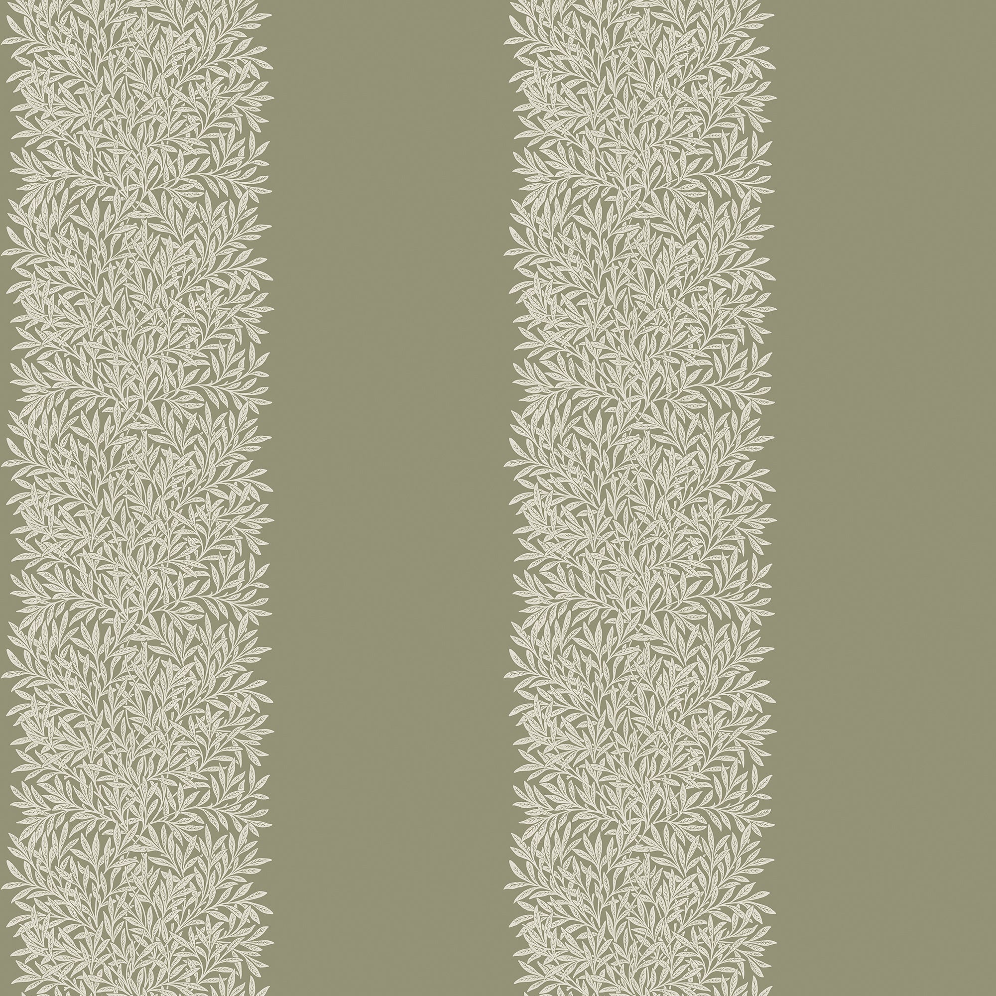 147077 Willow Stripe Sage William Morris at Home AW26 Wallpaper by William Morris at Home
