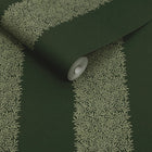 147078 Willow Stripe Privet Green William Morris at Home AW26 Wallpaper by William Morris at Home