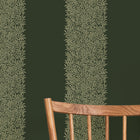 147078 Willow Stripe Privet Green William Morris at Home AW26 Wallpaper by William Morris at Home