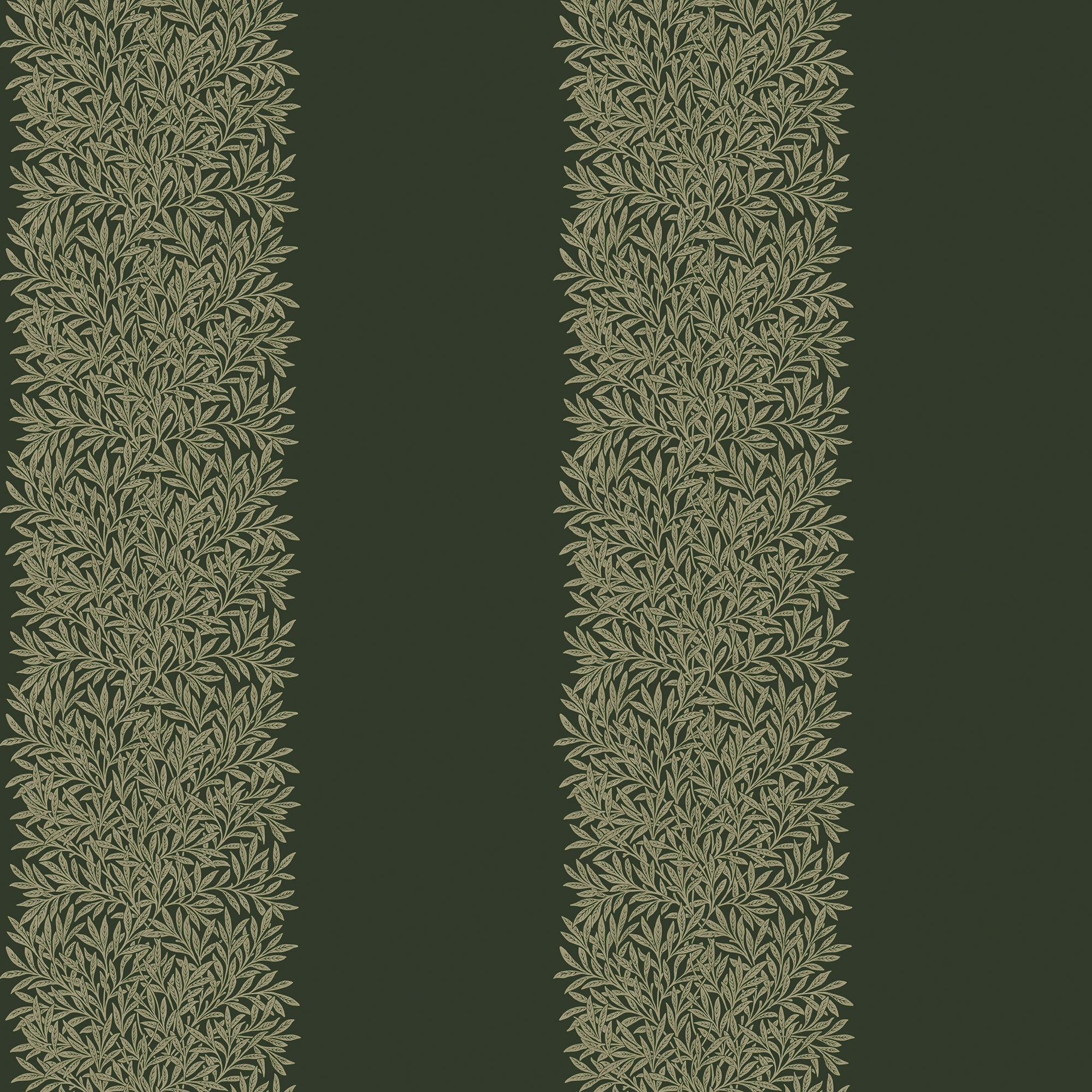 147078 Willow Stripe Privet Green William Morris at Home AW26 Wallpaper by William Morris at Home