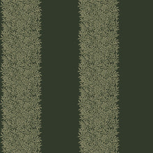 147078 Willow Stripe Privet Green William Morris at Home AW26 Wallpaper by William Morris at Home