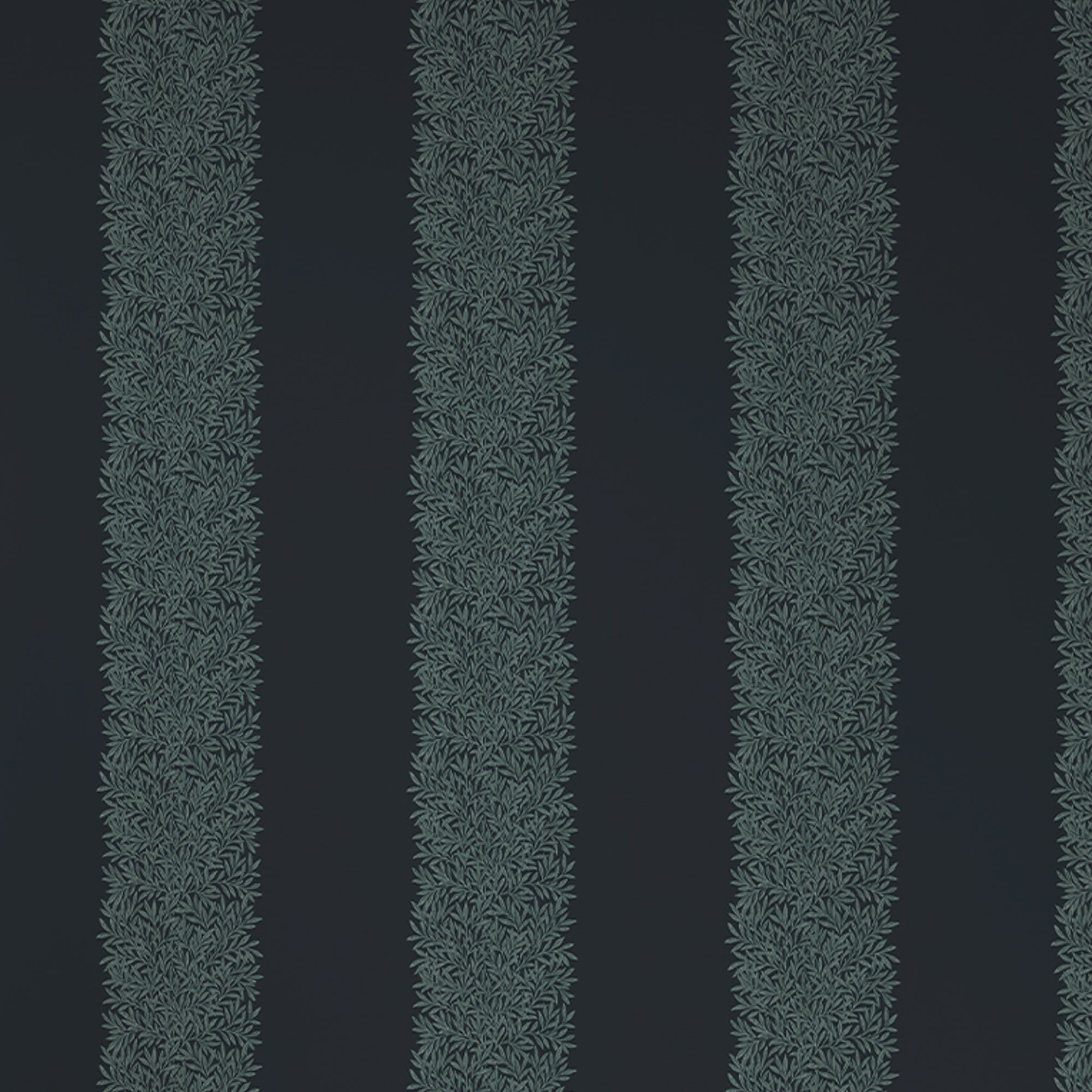 147079 Willow Stripe Ink Blue William Morris at Home AW26 Wallpaper by William Morris at Home