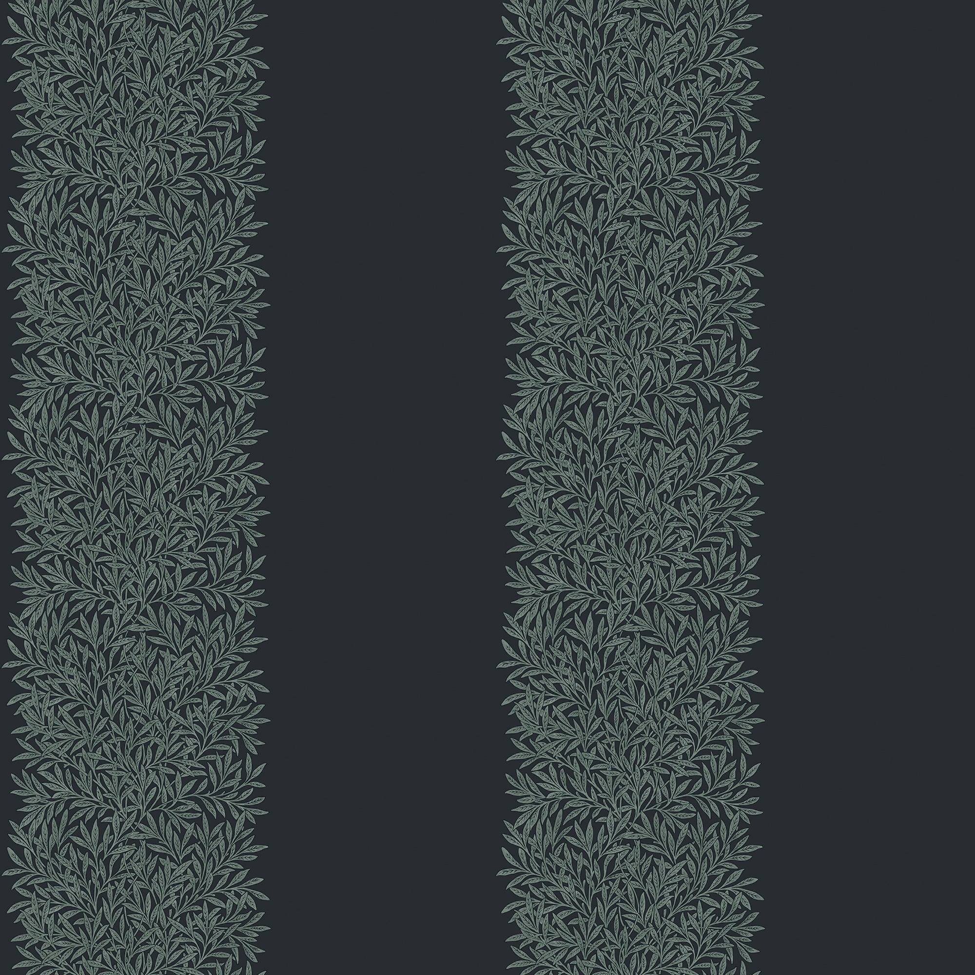 147079 Willow Stripe Ink Blue William Morris at Home AW26 Wallpaper by William Morris at Home