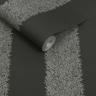147080 Willow Stripe Charcoal William Morris at Home AW26 Wallpaper by William Morris at Home
