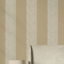 147082 Willow Stripe Almond William Morris at Home AW26 Wallpaper by William Morris at Home
