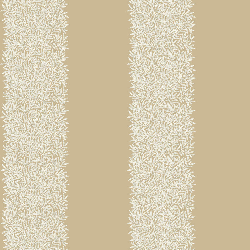 147082 Willow Stripe Almond William Morris at Home AW26 Wallpaper by William Morris at Home