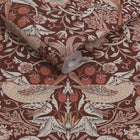 147083 Strawberry Thief Damson William Morris at Home AW26 Wallpaper by William Morris at Home