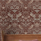 147083 Strawberry Thief Damson William Morris at Home AW26 Wallpaper by William Morris at Home