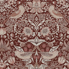 147083 Strawberry Thief Damson William Morris at Home AW26 Wallpaper by William Morris at Home