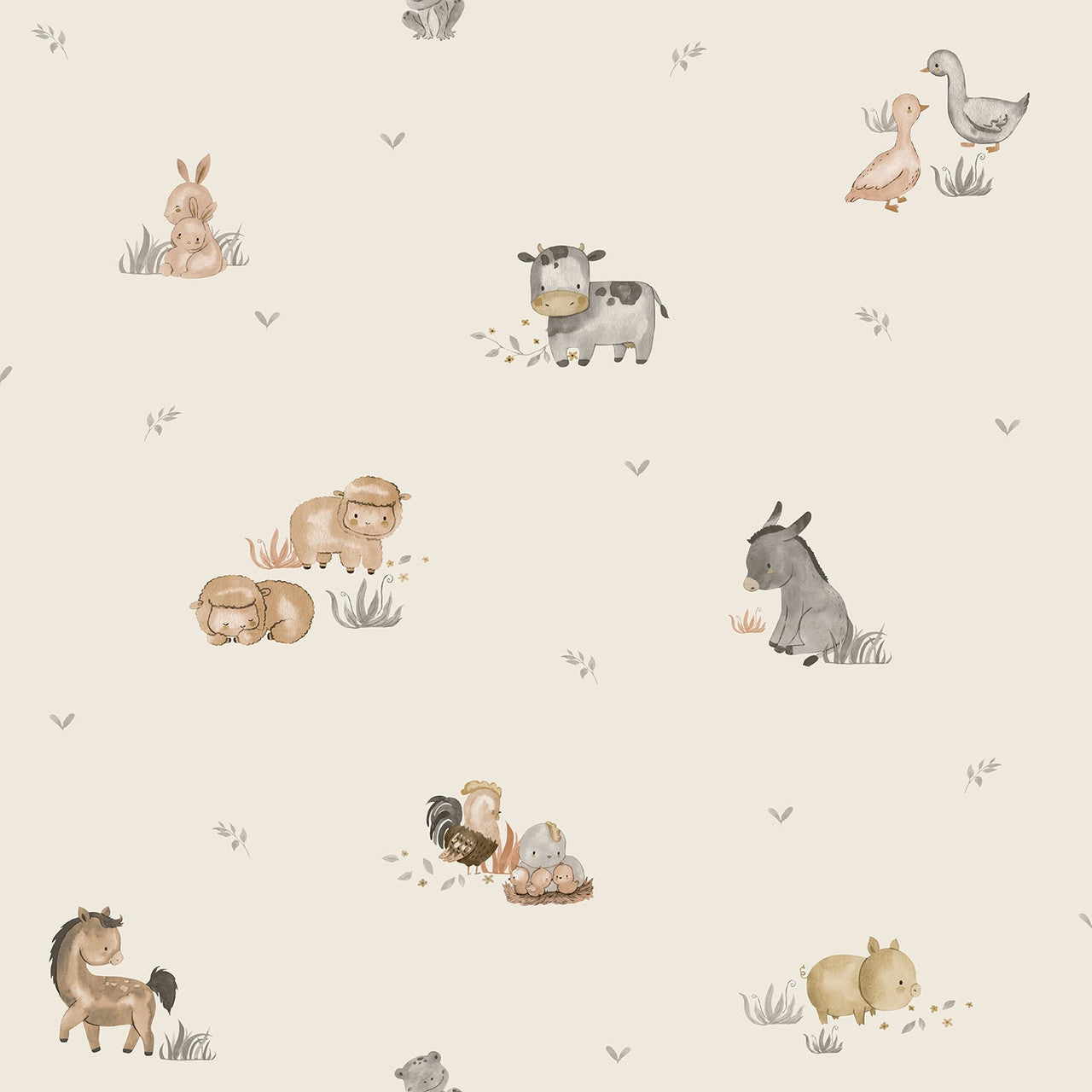 14831 Farm Animals Little Explorers 2 Wallpaper By Galerie