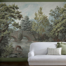 149072FXST Elmbridge Dark Hedgerow Laura Ashley AW26 Mural by Laura Ashley