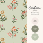 149120 Flutter Bunches Sage Cath Kidston AW26 Wallpaper by Cath Kidston