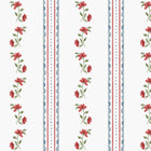 149122 Treasure Floral Red & Blue Cath Kidston AW26 Wallpaper by Cath Kidston
