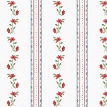 149122 Treasure Floral Red & Blue Cath Kidston AW26 Wallpaper by Cath Kidston