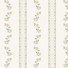 149124 Treasure Floral Lemon and Sage Cath Kidston AW26 Wallpaper by Cath Kidston