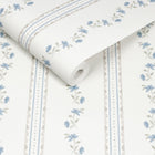 149125 Treasure Floral Powder Blue Cath Kidston AW26 Wallpaper by Cath Kidston