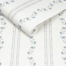 149125 Treasure Floral Powder Blue Cath Kidston AW26 Wallpaper by Cath Kidston