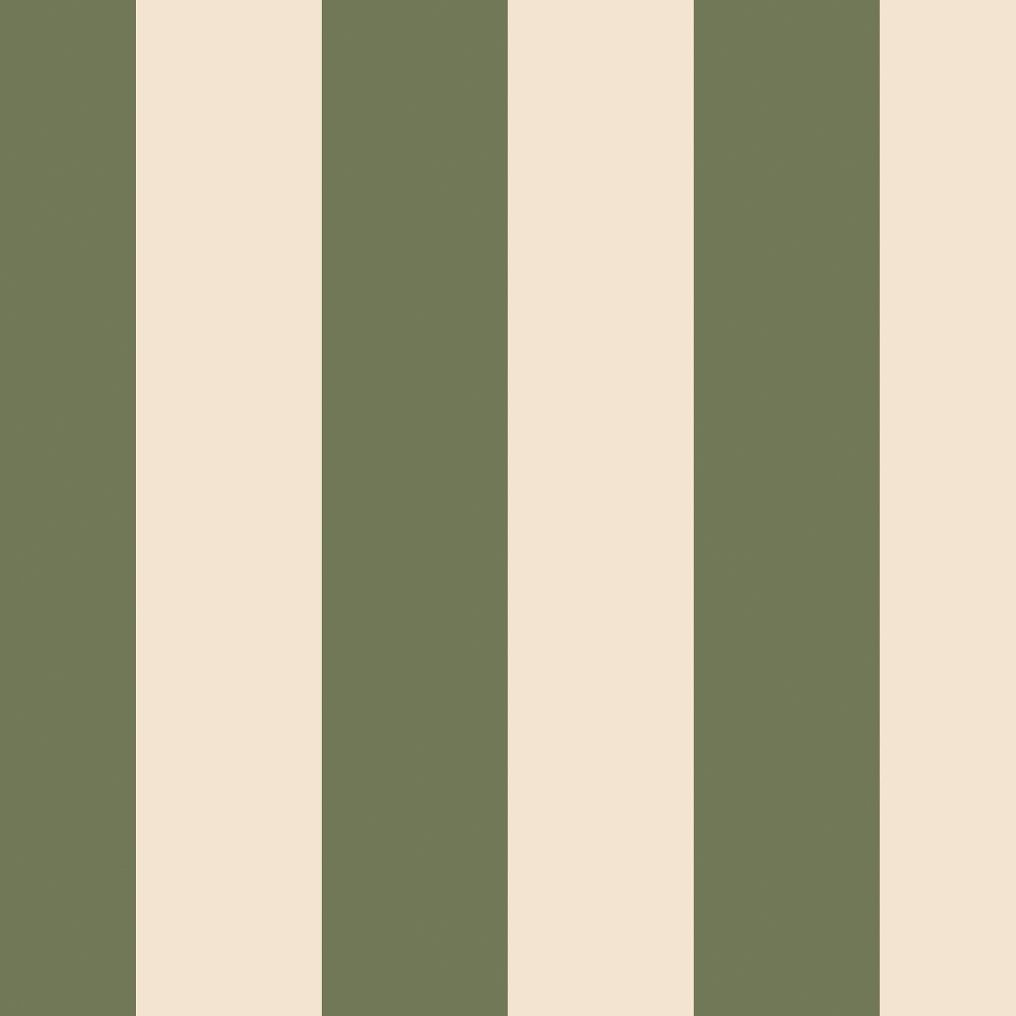 149126 Canopy Stripe Vintage Green Cath Kidston AW26 Wallpaper by Cath Kidston