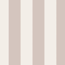 149127 Canopy Stripe Rose Pink and Cream Cath Kidston AW26 Wallpaper by Cath Kidston