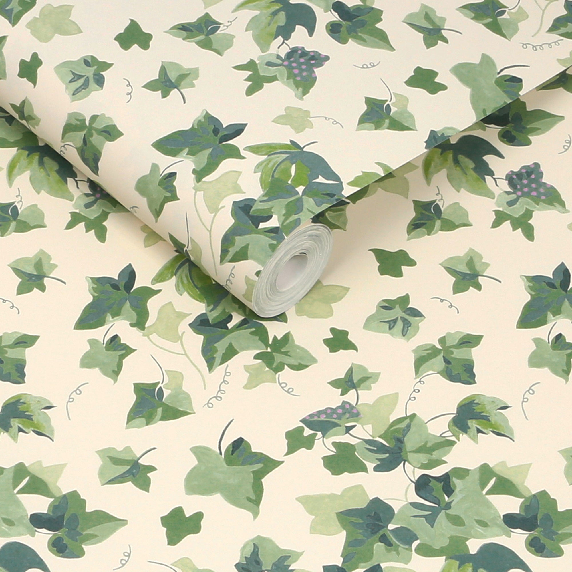 149128 Ivy Sky Green Cath Kidston AW26 Wallpaper by Cath Kidston