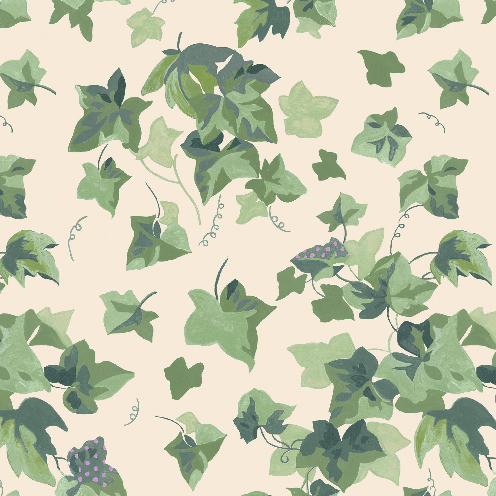149128 Ivy Sky Green Cath Kidston AW26 Wallpaper by Cath Kidston