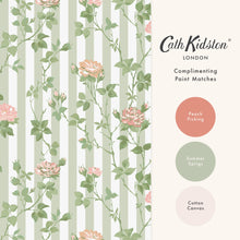 149129 Climbing Rose Pink and Sage Cath Kidston AW26 Wallpaper by Cath Kidston