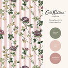 149130 Climbing Rose Pink and Mauve Cath Kidston AW26 Wallpaper by Cath Kidston