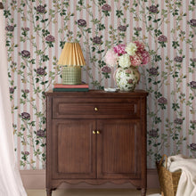 149130 Climbing Rose Pink and Mauve Cath Kidston AW26 Wallpaper by Cath Kidston